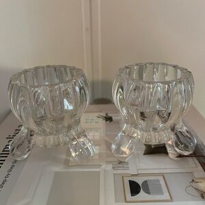 Jeanette National Heavy Rib fotted candle holder